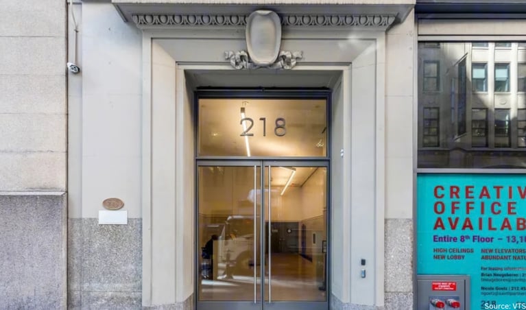 Julie Vos office at 218 West 40th Street